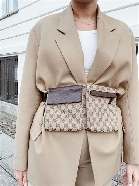 how to wear a gucci belt bag